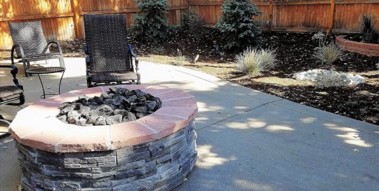 Denver Residential Backyard Fire Pit